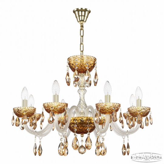 Bohemia Ivele Crystal 5417/8/240 G Amber/M-1F K721