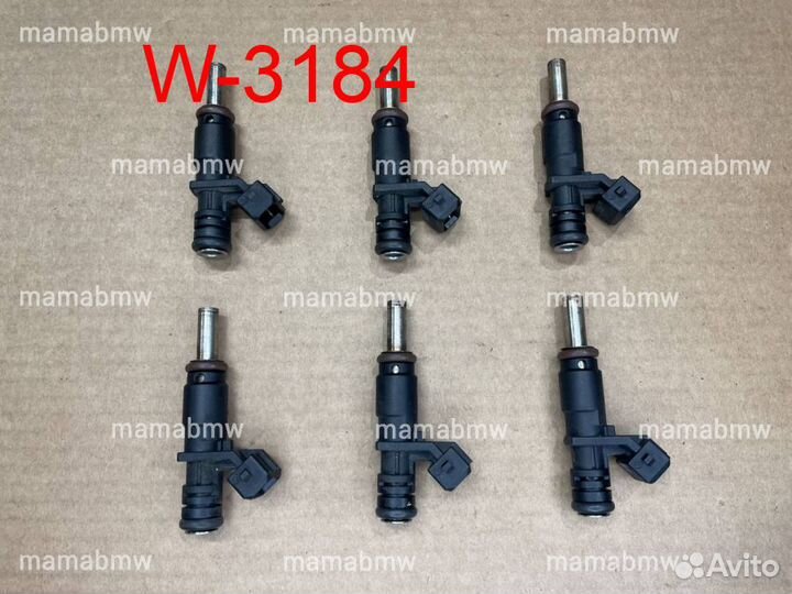 Форсунки топливные 6шт комплект N52 BMW E60 Z4 E85