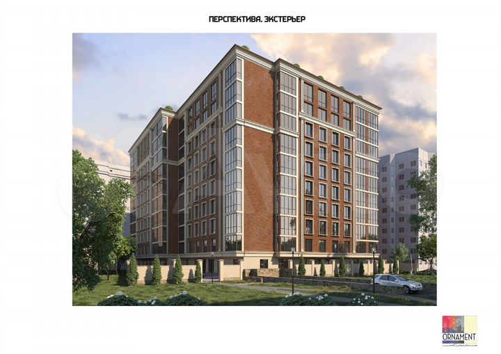 1-к. квартира, 52,3 м², 5/10 эт.