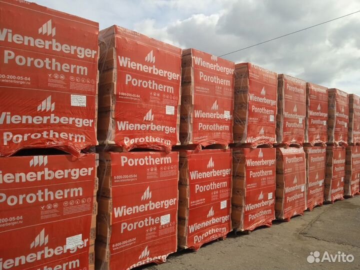 Керамический блок 44 поризованный с завода