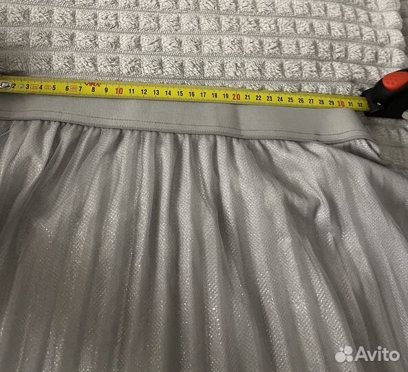 Юбка плиссе фатин женская