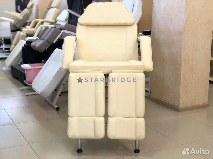 Кресло педикюрное цв. слоновая кость