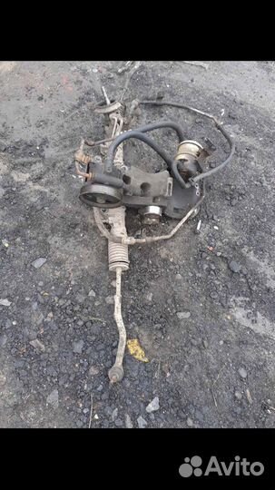 Рулевая рейка renault logan 1 с гуром