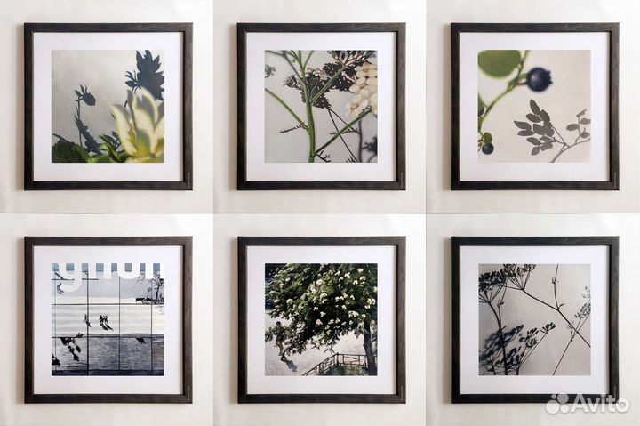 Авторский постер в деревянной раме 40х40