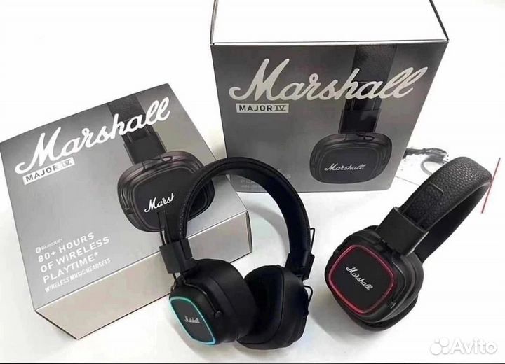 Беспроводные наушники Marshall Major iv black