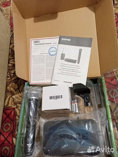 Микрофон shure BLX24E/PG58-K3E