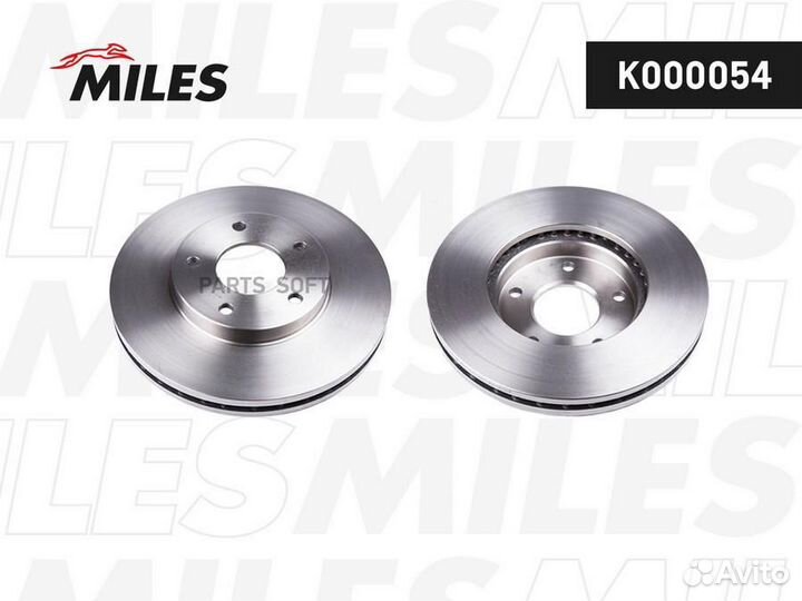 Miles K000054 Диск тормозной nissan X-trail (T30)