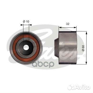 Ролик натяжителя ремня грм 7786-21110 T42017 Gates