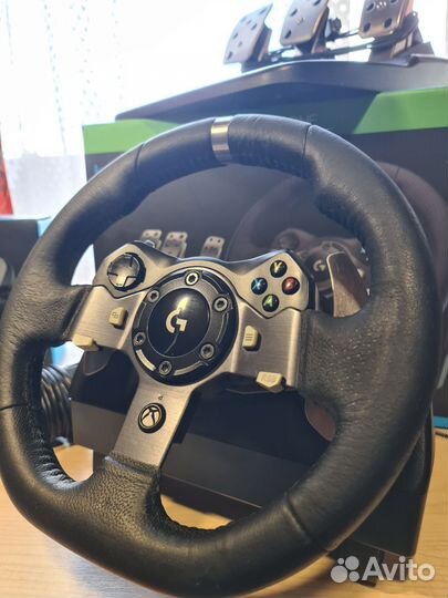 Игровой руль logitech g920 с кпп(shifter)