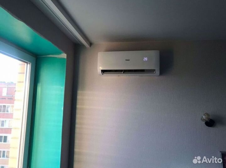 Сплит система с установкой