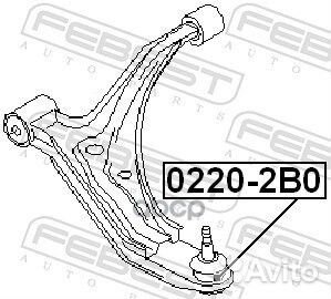 Опора шаровая нижнего рычага перед прав/лев