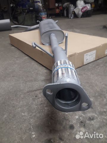 Глушитель УАЗ Патриот с резон. и гофрой 