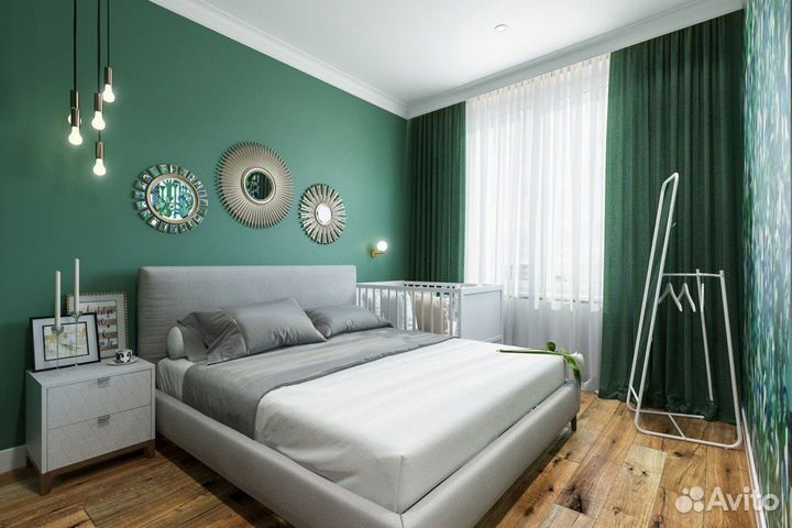 Ремонт квартир под ключ. Ремонт спальни