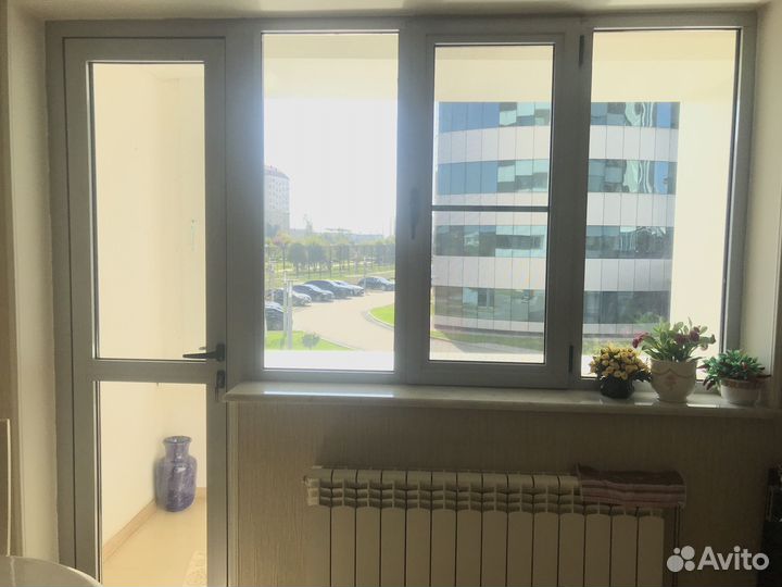 Балконная дверь с окном, Б/У, утепленный вариант