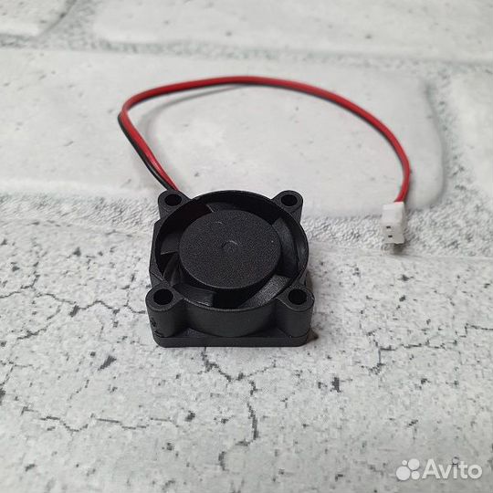 Вентилятор (25х10мм-12V-0.08А) (AVE)