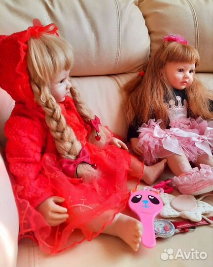 Кукла Реборн 60 см. 2шт