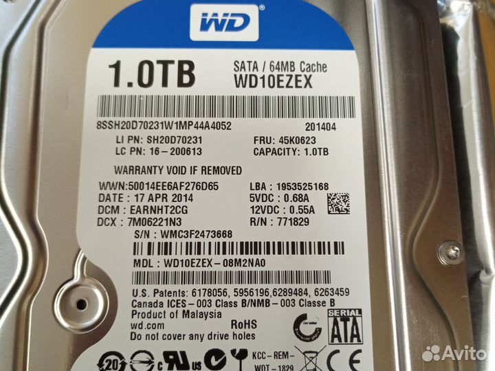 Жесткий диск 1 тб Seagate 3,5