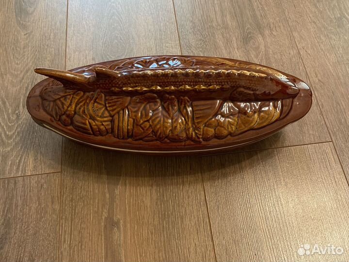 Глиняный горшок под рыбу