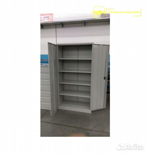 Шкаф металлический архивный с полками