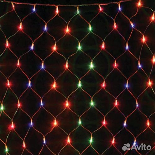 Гирлянда сетка 180 ламп 1,5м