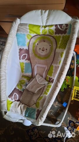 Качель гамачок малышу 0+ с музыкой и укачиванием