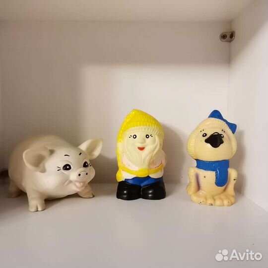 Резиновые игрушки СССР