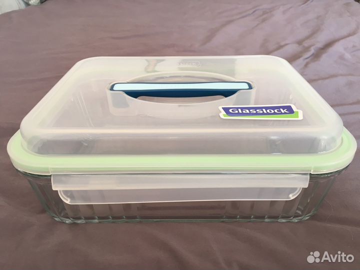 Контейнер стекло/пластик Glasslock Handy