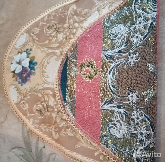 Большая салфетка гобеленовая с люрексом