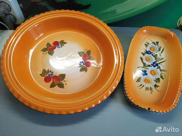 Блюдо эмалированное СССР