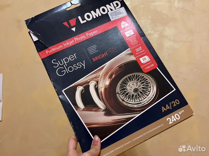 Фотобумага маленького и А4 формата
