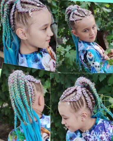 Плетение кос с канекалоном