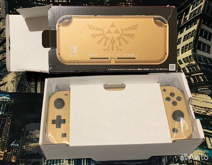 Nintendo Switch Lite Hyrule Edition прошитая picof