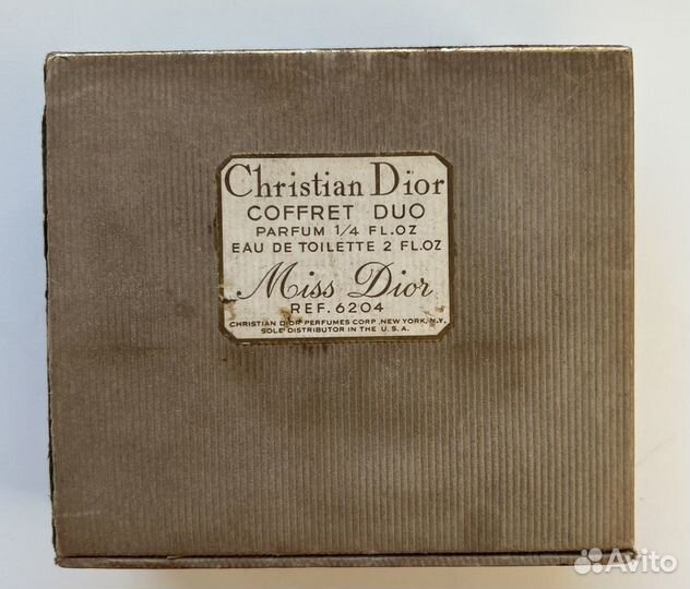 Christian dior miss dior amphora набор винтаж
