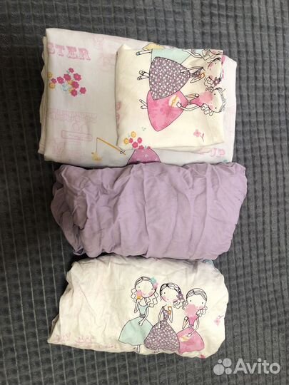 Комплект постельного белья в детскую кроватку