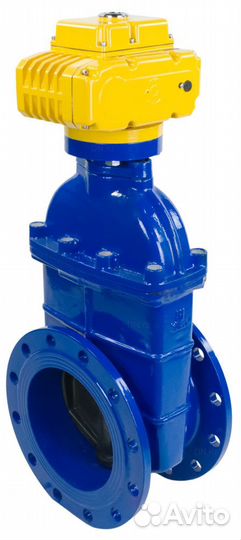 Задвижка клиновая 30ч939р (аналог мзв) DN.ru Ду250 Ру16 фланцевая, клин - обрезиненный, шпиндель - н