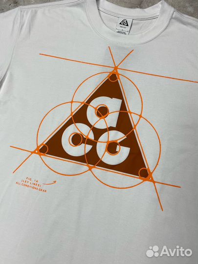 Nike ACG Leyline Tee White Футболка Новая Оригинал