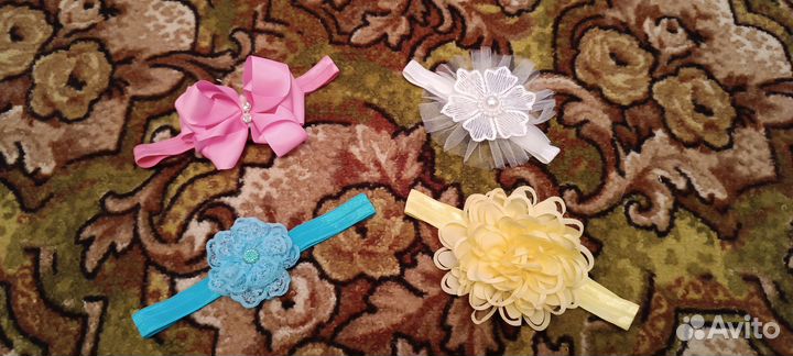 Набор повязок на голову для малышки