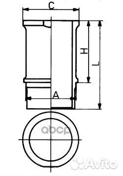 Гильза d75.0 89584110 kolbenschmidt