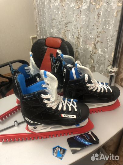 Коньки хоккейные nordway р 34-37