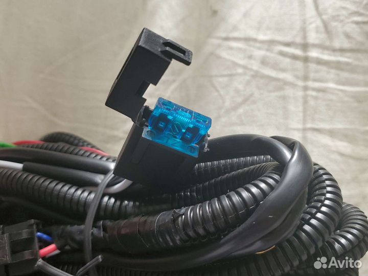 Комплект проводки с реле и кнопкой