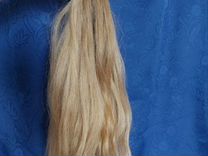 Волосы для наращивания 60 см блонд бу