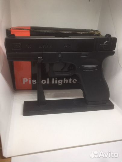 Зажигалка turbo в виде пистолета Glock 18
