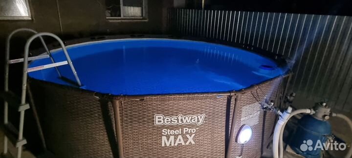 Каркасный бассейн bestway steel pro max