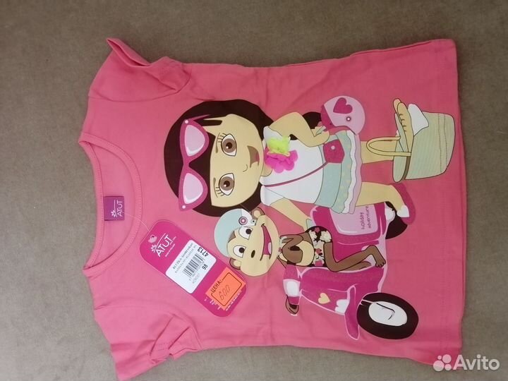 Футболка детская для девочки 92 98