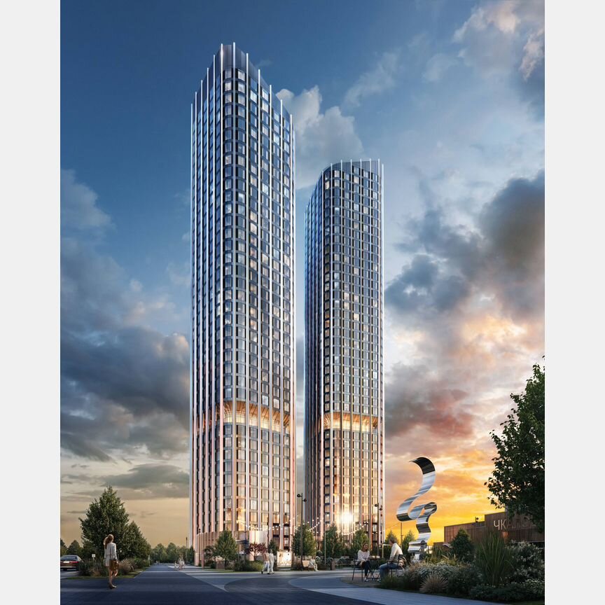 2-к. квартира, 67,1 м², 14/39 эт.