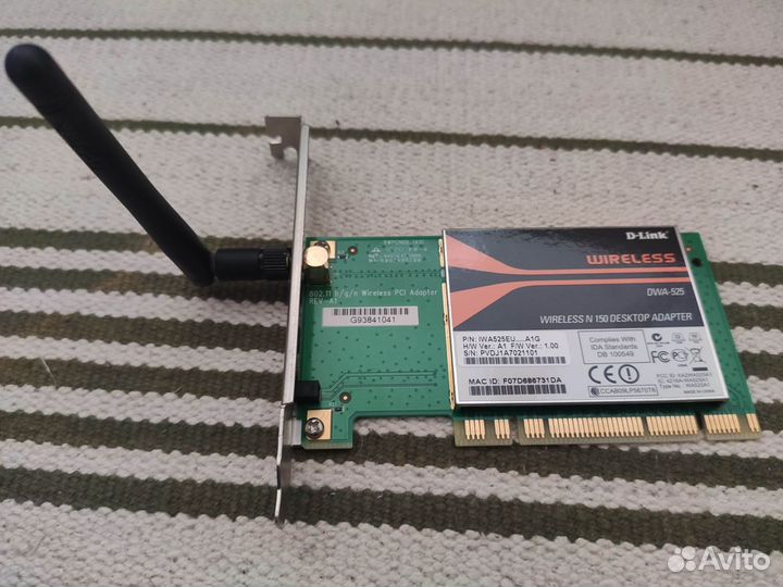 Сетевая карта wifi D-link DWA-525