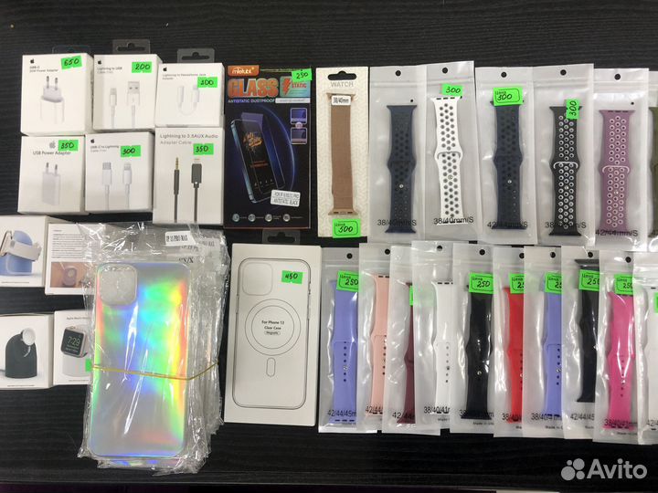 Аксессуары Apple, зарядки, чехлы, переходники