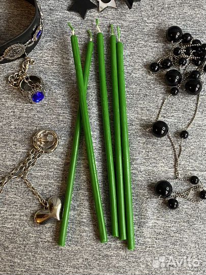 Свечи восковые тонкие 19х0,6