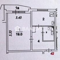 1-к. квартира, 36,7 м², 7/17 эт., Москва