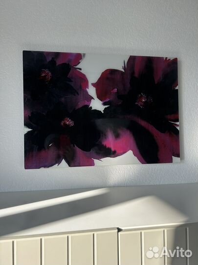 Картина икеа цветы